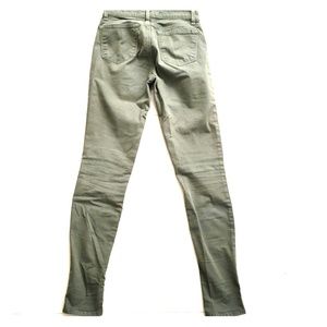 J Brand skinny leg olive jean sago 811k120 25